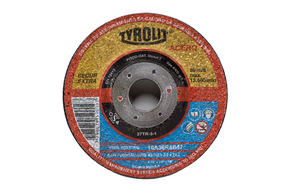 Disco  Tyrolit (Austria) 4 1/2" X3,2X22,2  corte