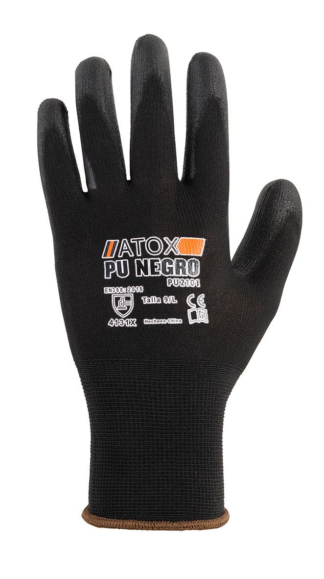Guante Atox Ultratech Negro PU WA9669-M