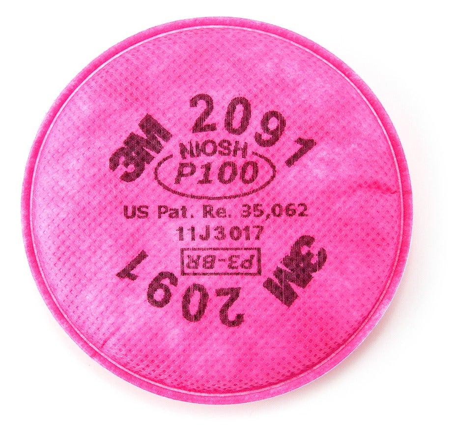 Filtro 3M 2091 P100 P/Partículas Y P/OI G