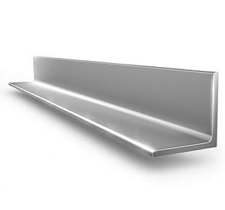 ANGULO LAMINADO INOX 316L 80X80X8X6000MM