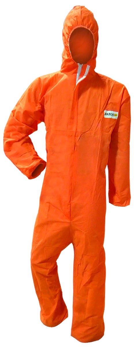 Buzo desechable ATOX naranjo-XL