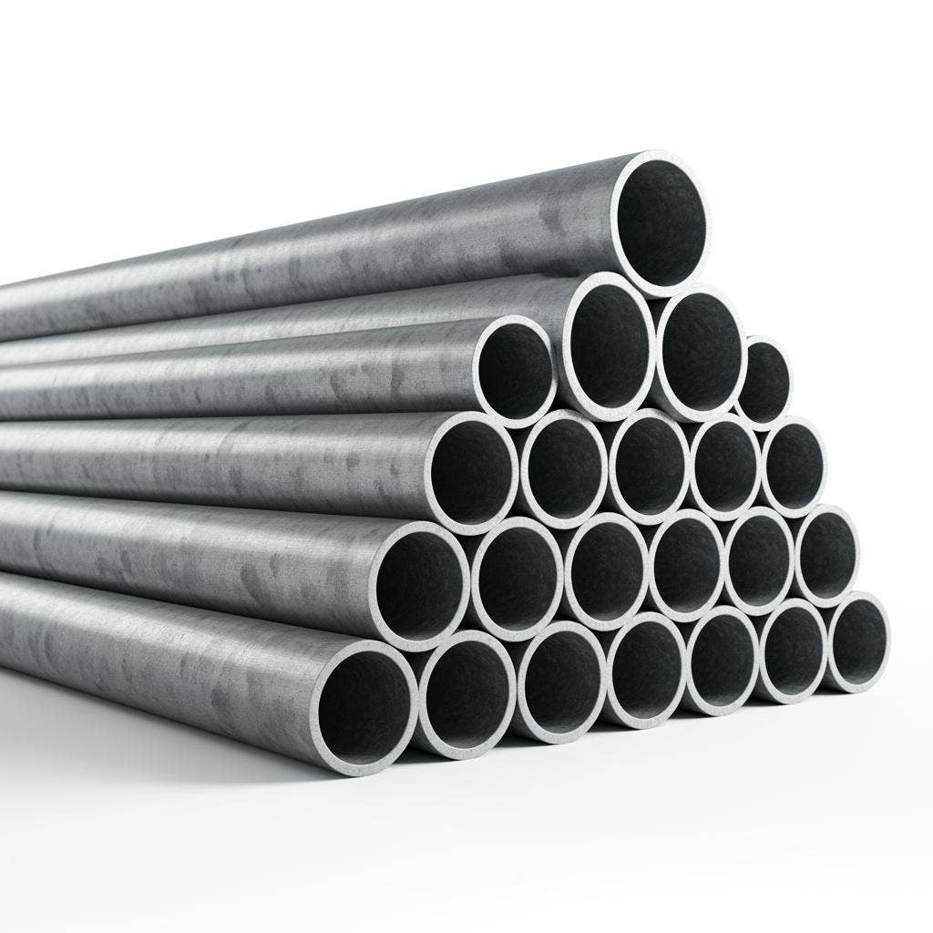Cañeria A53 6" SCH40 GR-B Galvanizada LISA (6M)