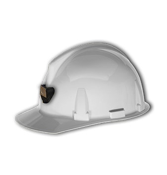 Casco Top-Gard MSA con Porta Lámpara Blanco