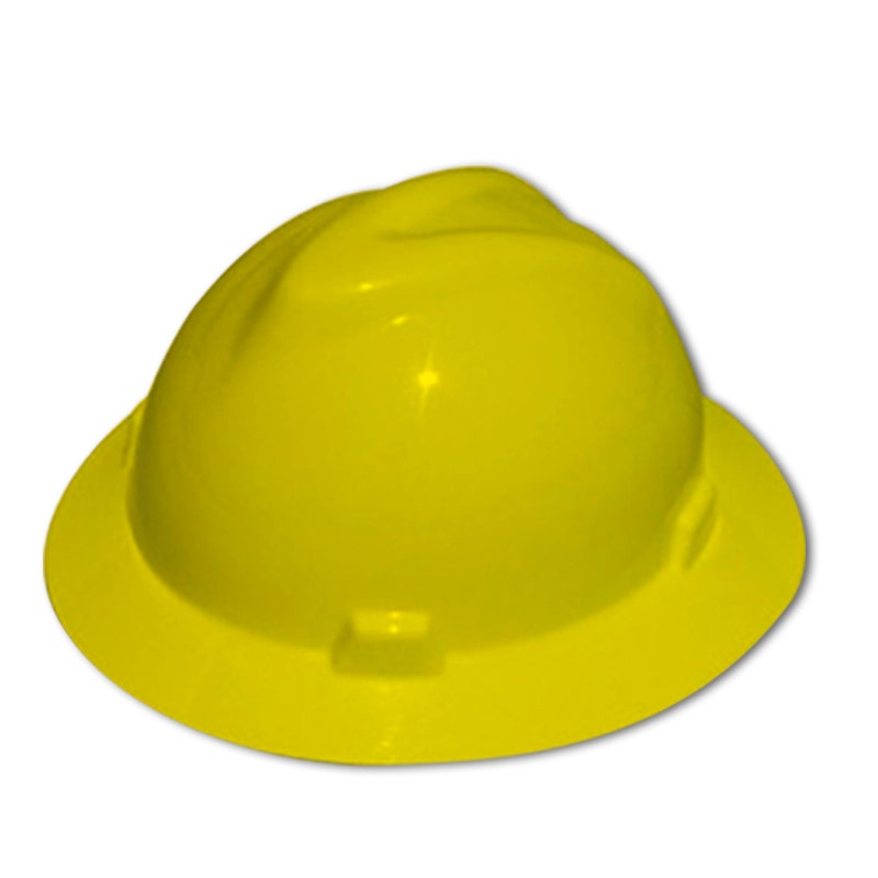 Casco V-Gard Ala Completa MSA Amarillo