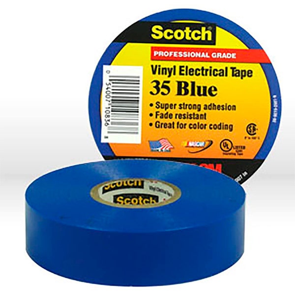 Cinta eléctrica Aislante 35 3M Azul 19 mm x 20 m