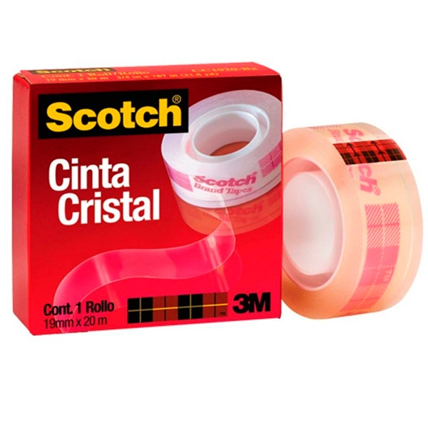 Cinta adhesiva Scotch 19 mm x 20 m