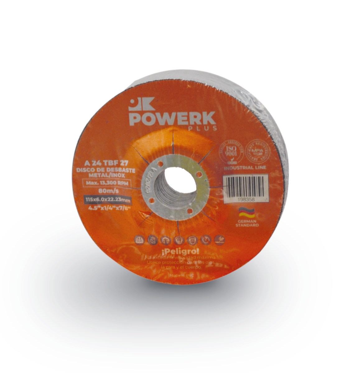 DISCO DESBASTE NEW POWER K PLUS 115-1/4"