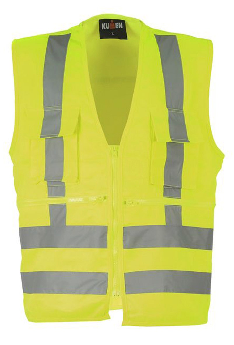 Chaleco Geólogo Poplin Amarillo