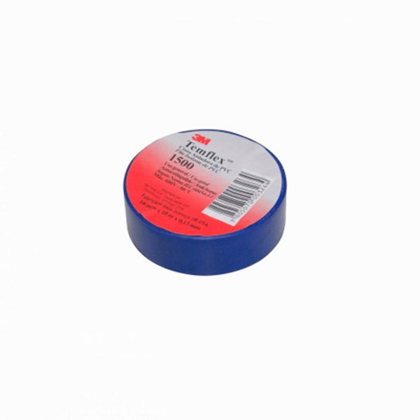 Cinta eléctrica aislante AZUL 3M 1500 Temflex 18 mm x 10 m